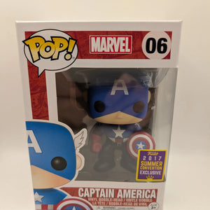 Funko Pop Marvel - Captain America #06 (Summer Convention Exclusive 2017) FRENLY BRICKS - Open 7 Days