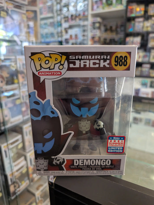 Demongo 988 ~ Samurai Jack ~ Funko Pop Vinyl ~ Animation ~ 2021 Summer Con FRENLY BRICKS - Open 7 Days