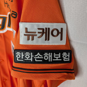 KBO Spyder Hanwha Eagles 2024 Authentic Orange Home XXL Jersey