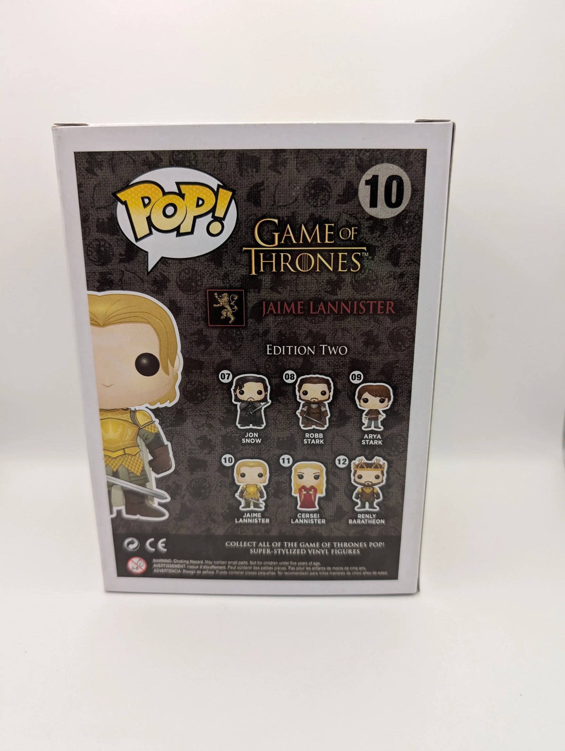 Game Of Thrones - Jaime Lannister #10 (Vaulted) Funko Pop Vinyl Figure FRENLY BRICKS - Open 7 Days