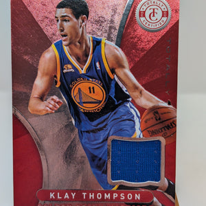 Klay Thompson 2012-13 Totally Certified Basketball Game Worn Patch FRENLY BRICKS - Open 7 Days