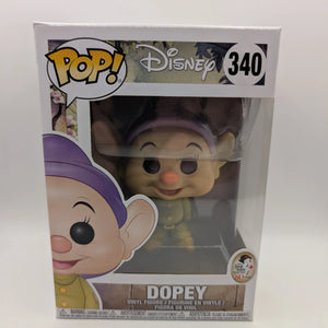 Dopey - 340 - Pop Vinyl - Snow White and the Seven Dwarfs - Disney - VAULTED FRENLY BRICKS - Open 7 Days