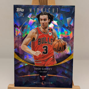 2025 Topps Midnight Josh Giddey # /5 Holo (Bulls) LOW NUMBERED FRENLY BRICKS - Open 7 Days