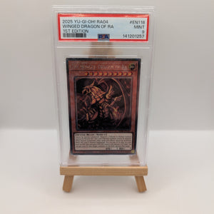 2025 YU-GI-OH! RA04-QUARTER CENTURY #EN118 WINGED DRAGON OF RA 1ST EDITION PSA 9 FRENLY BRICKS - Open 7 Days