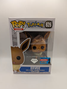 Funko POP! Vinyl Pokemon - Diamond Glitter Eevee Fall Convention 2021 #626