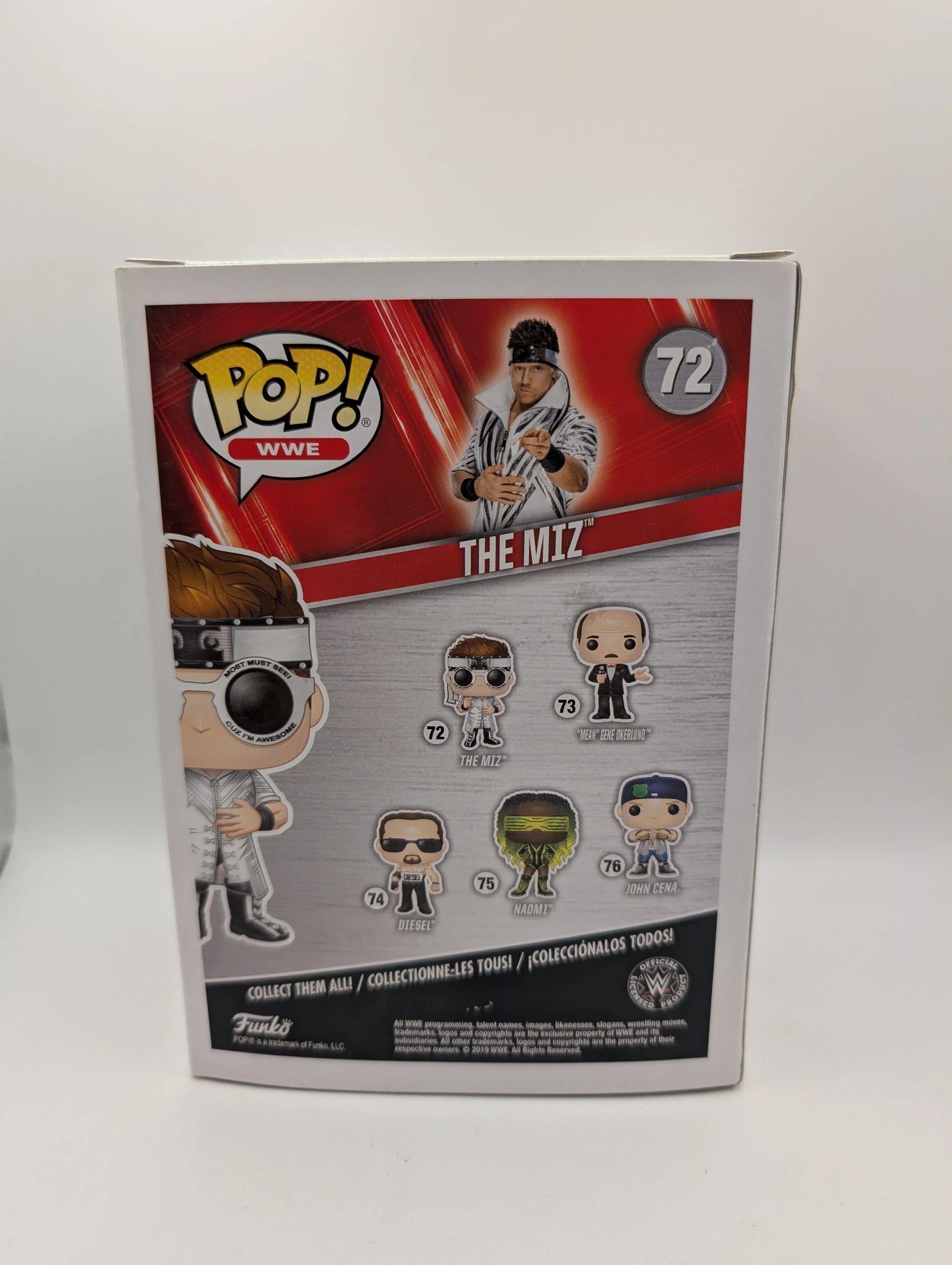 WWE The Miz - Pop Vinyl Funko #72 FRENLY BRICKS - Open 7 Days