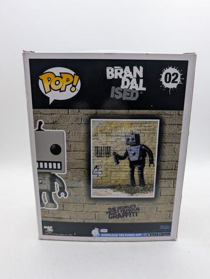 Funko Pop! Art Banksy Brandalised #02 Tagging Robot Vinyl Figure