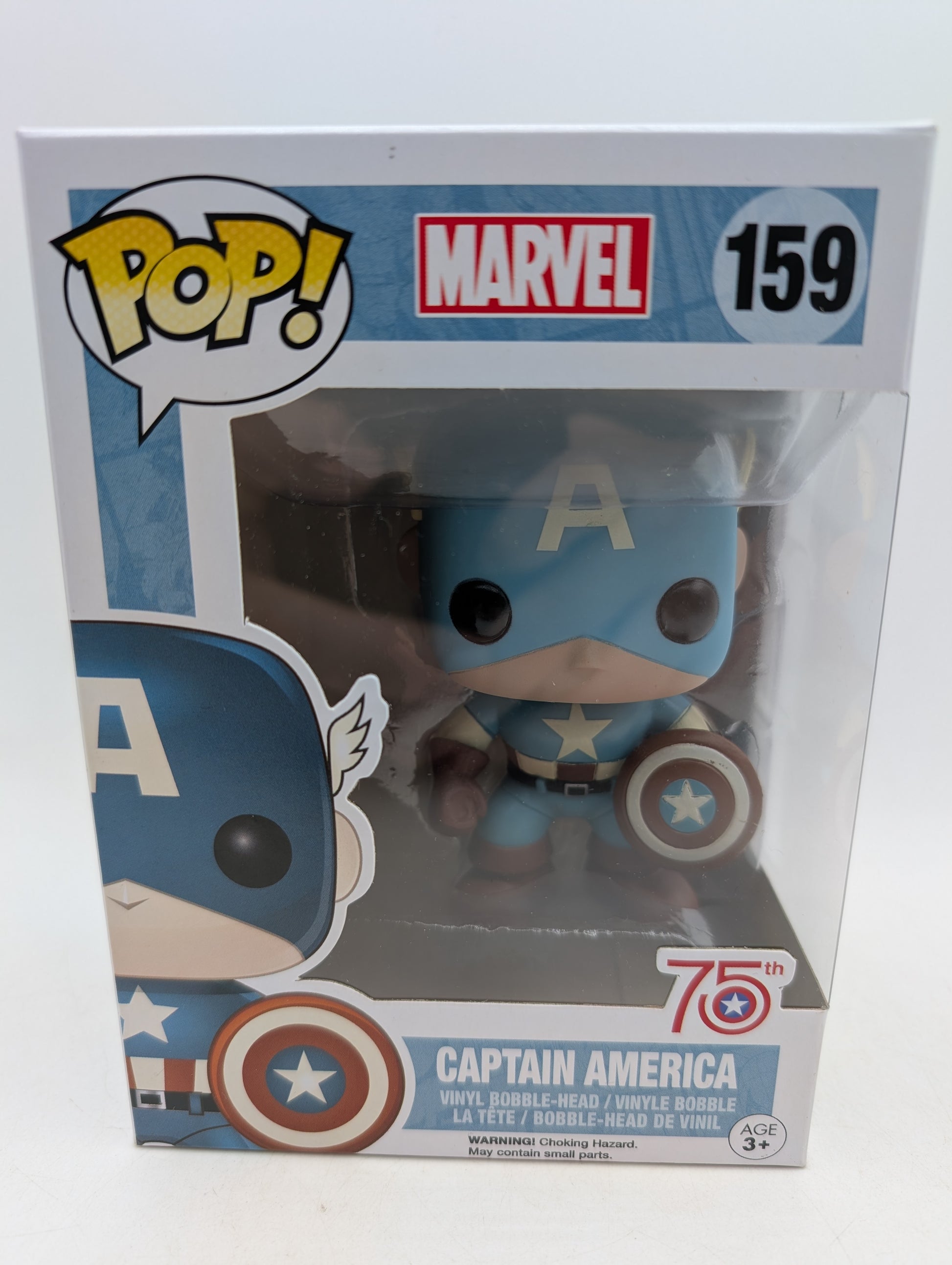 Funko POP! Marvel Captain America 75th Anniversary #159 image 1
