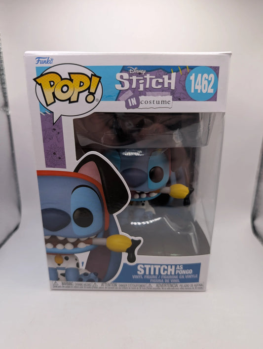 Disney: Stitch in Costume - Stitch as Pongo Pop! Vinyl Figure #1462 FRENLY BRICKS - Open 7 Days