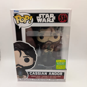 Star Wars - Cassian Andor Funko Pop Vinyl SDCC 2022 Exclusive #534 FRENLY BRICKS - Open 7 Days