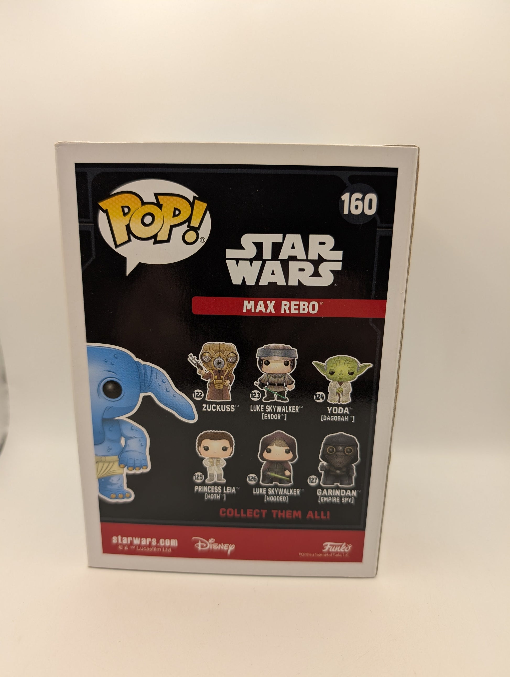 Star Wars Funko Pop - Max Rebo - No. 160 - Specialty Series FRENLY BRICKS - Open 7 Days