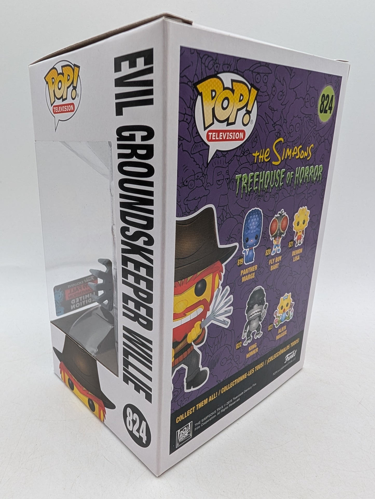 Funko POP! The Simpsons Treehouse of Horror Evil Groundskeeper Willie #824 2029 Fall Con