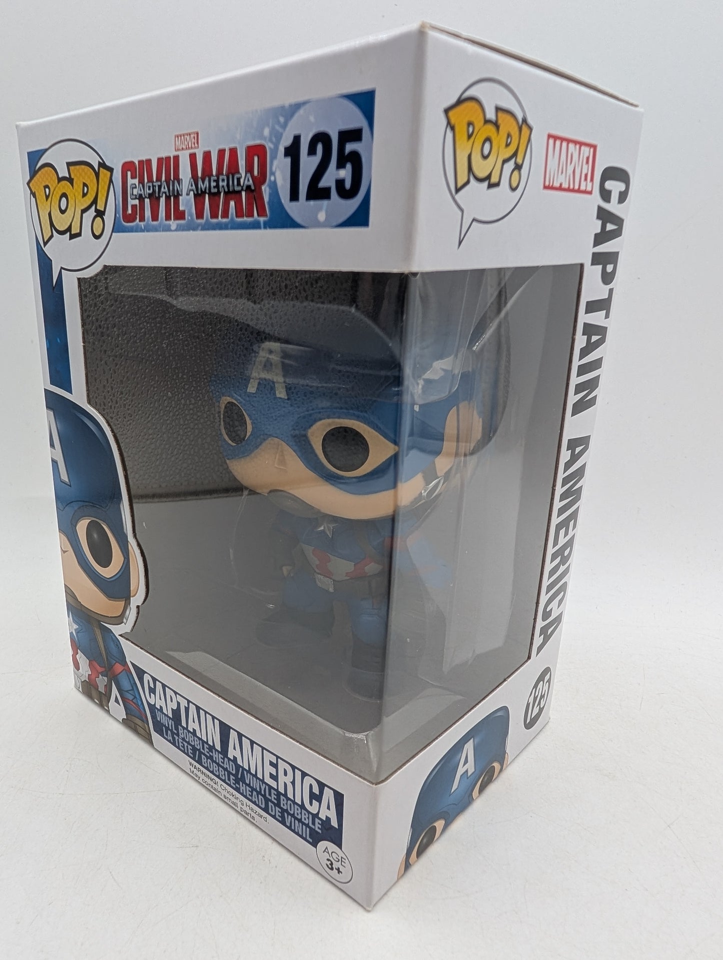 Funko POP! Marvel Captain America Civil War Captain America #125