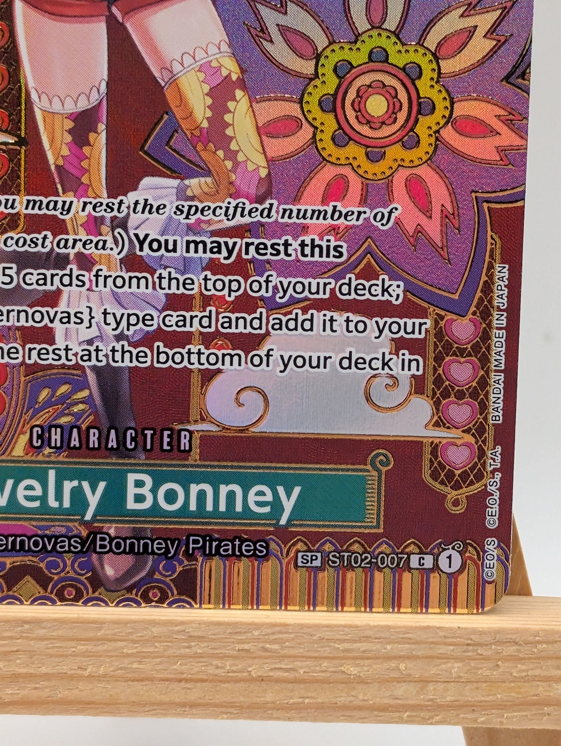 One Piece Card Game - Jewelry Bonney ST02-007 (SP) - Two Legends - English FRENLY BRICKS - Open 7 Days