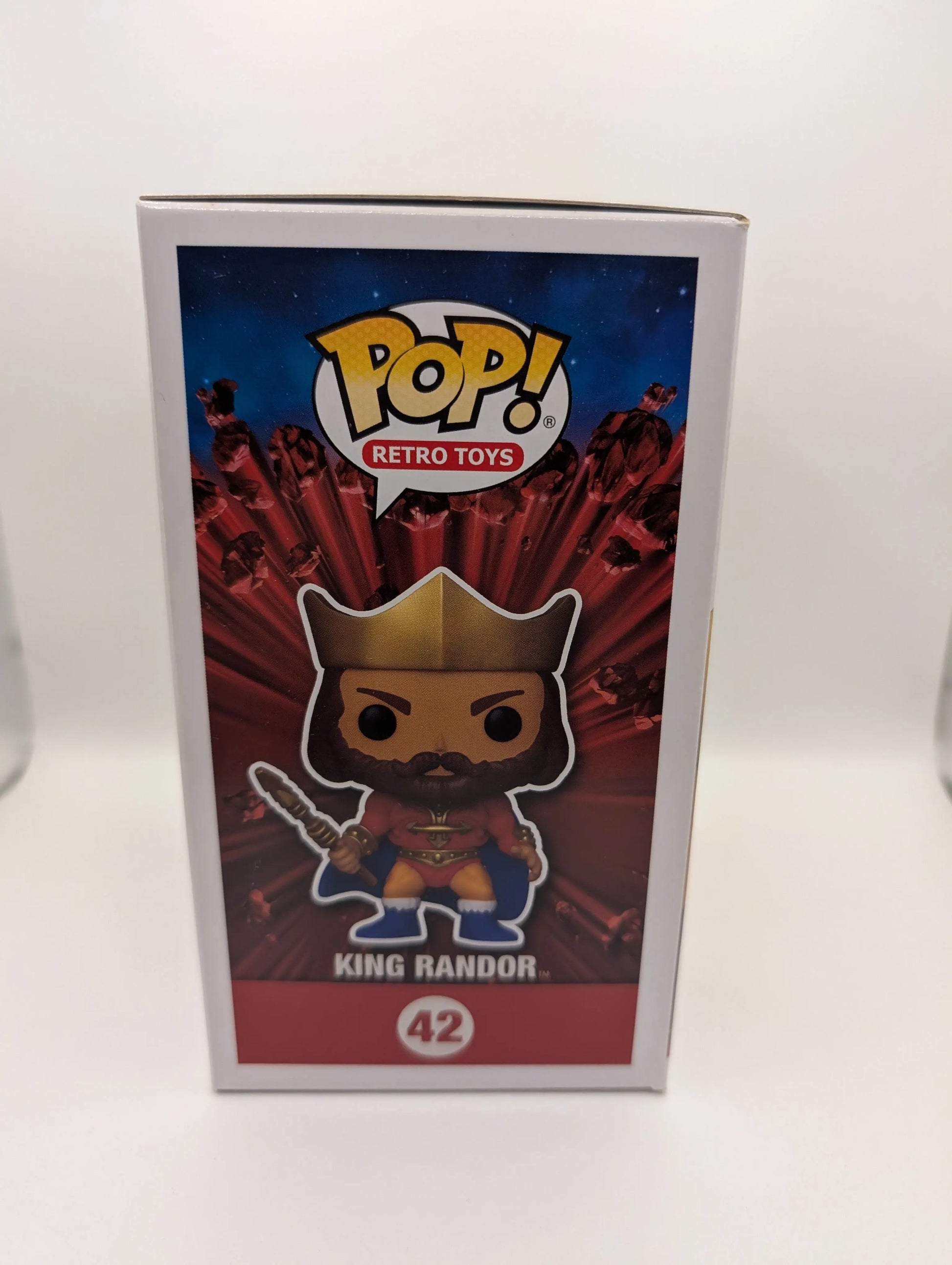 He-man Masters Of The Universe King Randor Funko Pop Vinyl 42 Retro FRENLY BRICKS - Open 7 Days