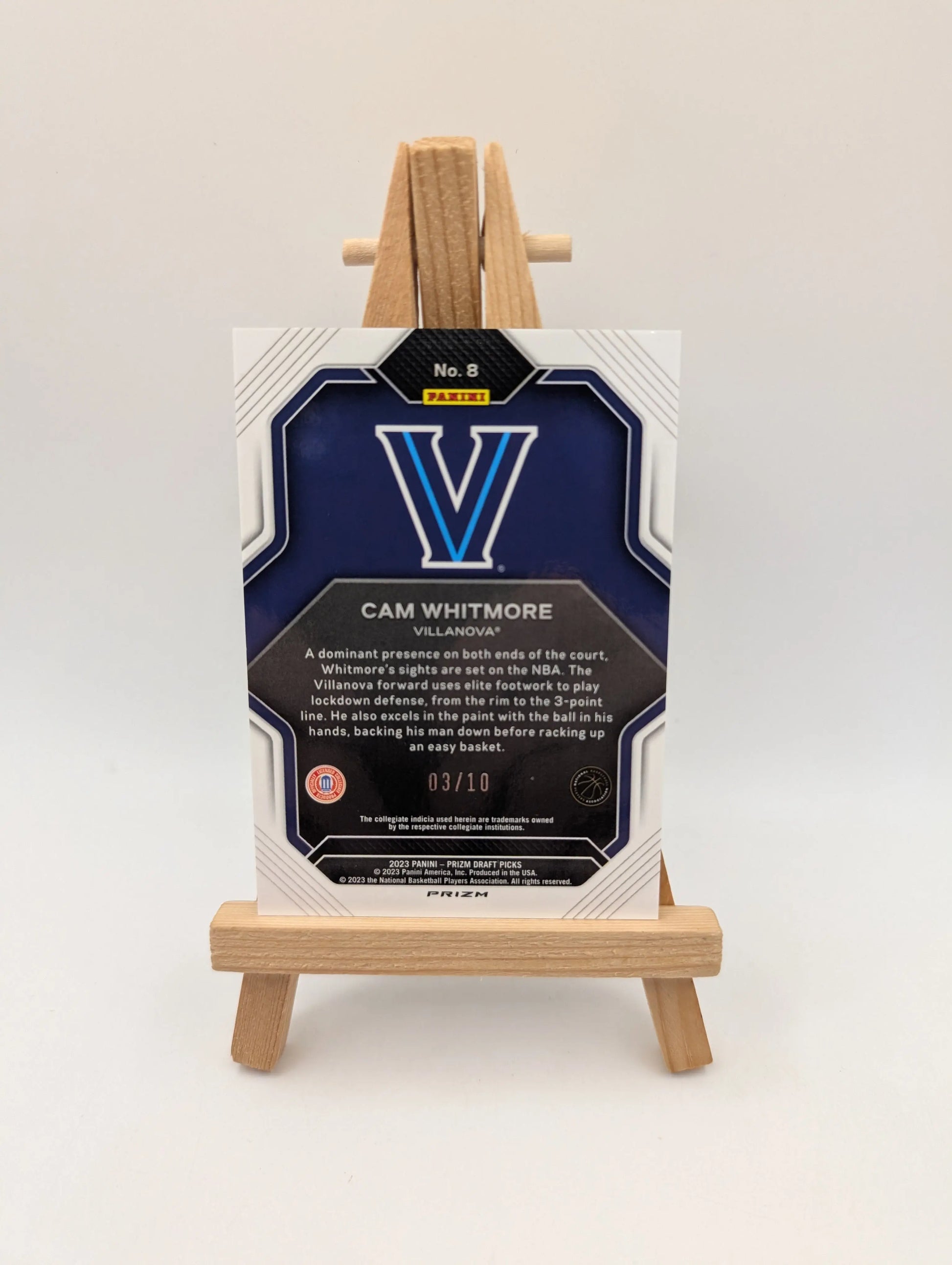 2023-24 Prizm Draft Cam Whitmore Fireworks RC Rookie SP #8 VILLANOVA ROCKETS /10 FRENLY BRICKS - Open 7 Days