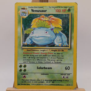 Pokémon TCG Venusaur Base Set 15/102 Holo Unlimited Holo Rare FRENLY BRICKS - Open 7 Days