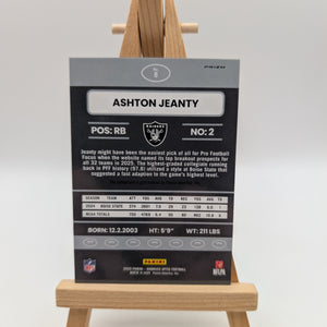 2025 Donruss Optic Retro Ashton Jeanty Prizm Auto #8 Rookie Raiders RC Autograph FRENLY BRICKS - Open 7 Days