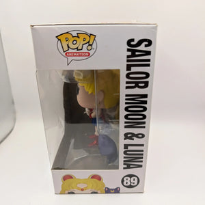 Sailor Moon & Luna (GLITTER) 89 ~ Funko Pop Vinyl ~ Animation FRENLY BRICKS - Open 7 Days