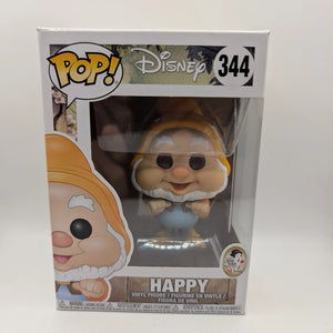 Funko POP! Disney Snow White and The Seven Dwarfs - Happy #344 FRENLY BRICKS - Open 7 Days