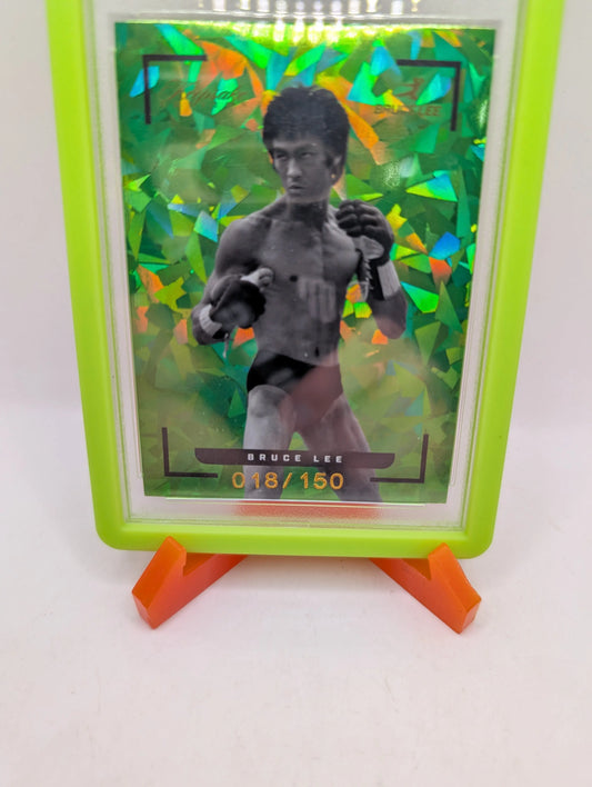 2024 Keepsake Edition Bruce Lee base GREEN parallel card #4 110/150 PSA 8 FRENLY BRICKS - Open 7 Days