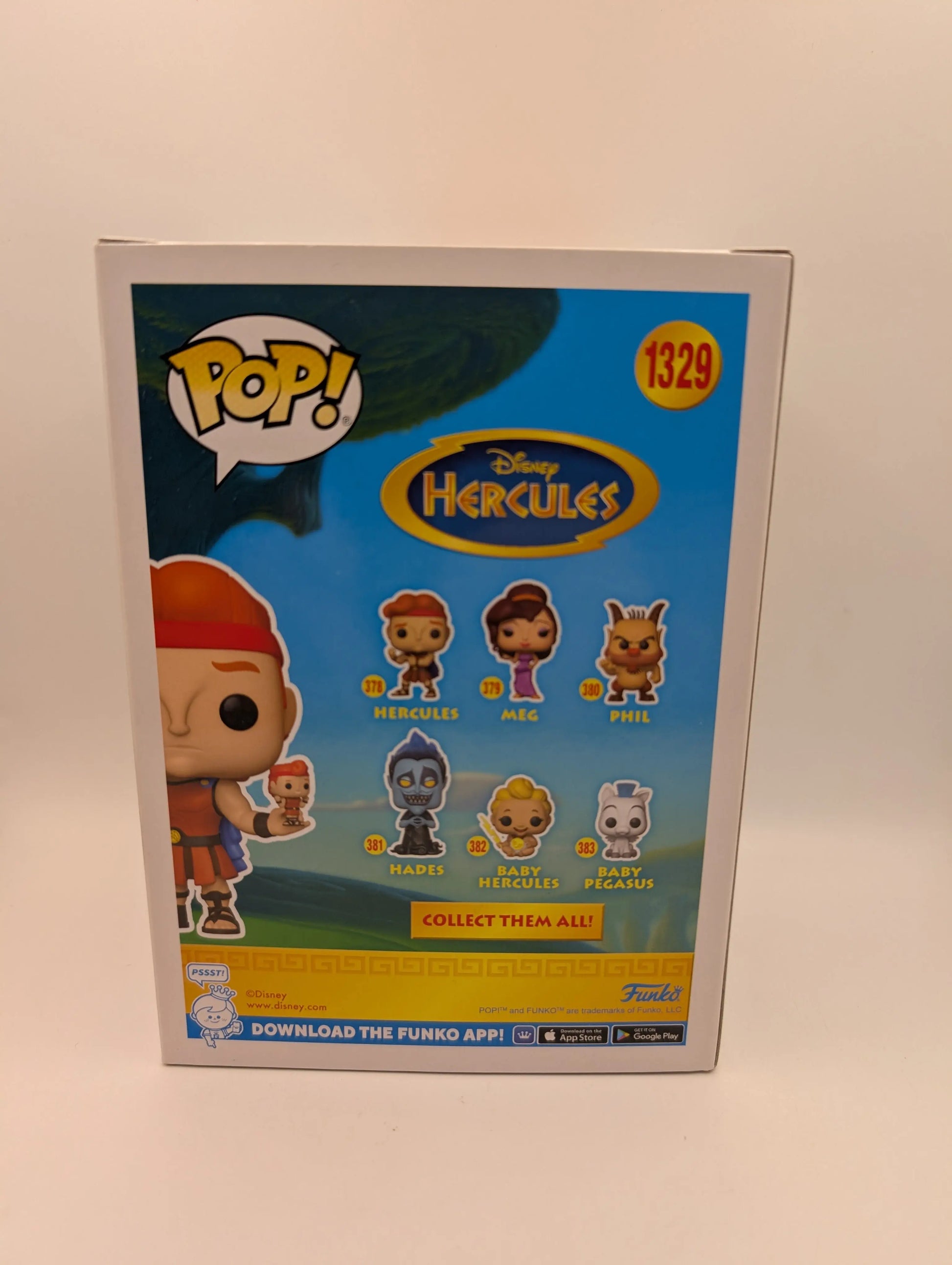 Funko Pop! Vinyl #1329 Disney Hercules with Action Figure WONDERCON 2023 FRENLY BRICKS - Open 7 Days