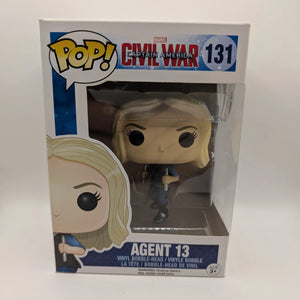 Marvel Funko Pop - Agent 13 - Captain America: Civil War - No. 131 FRENLY BRICKS - Open 7 Days