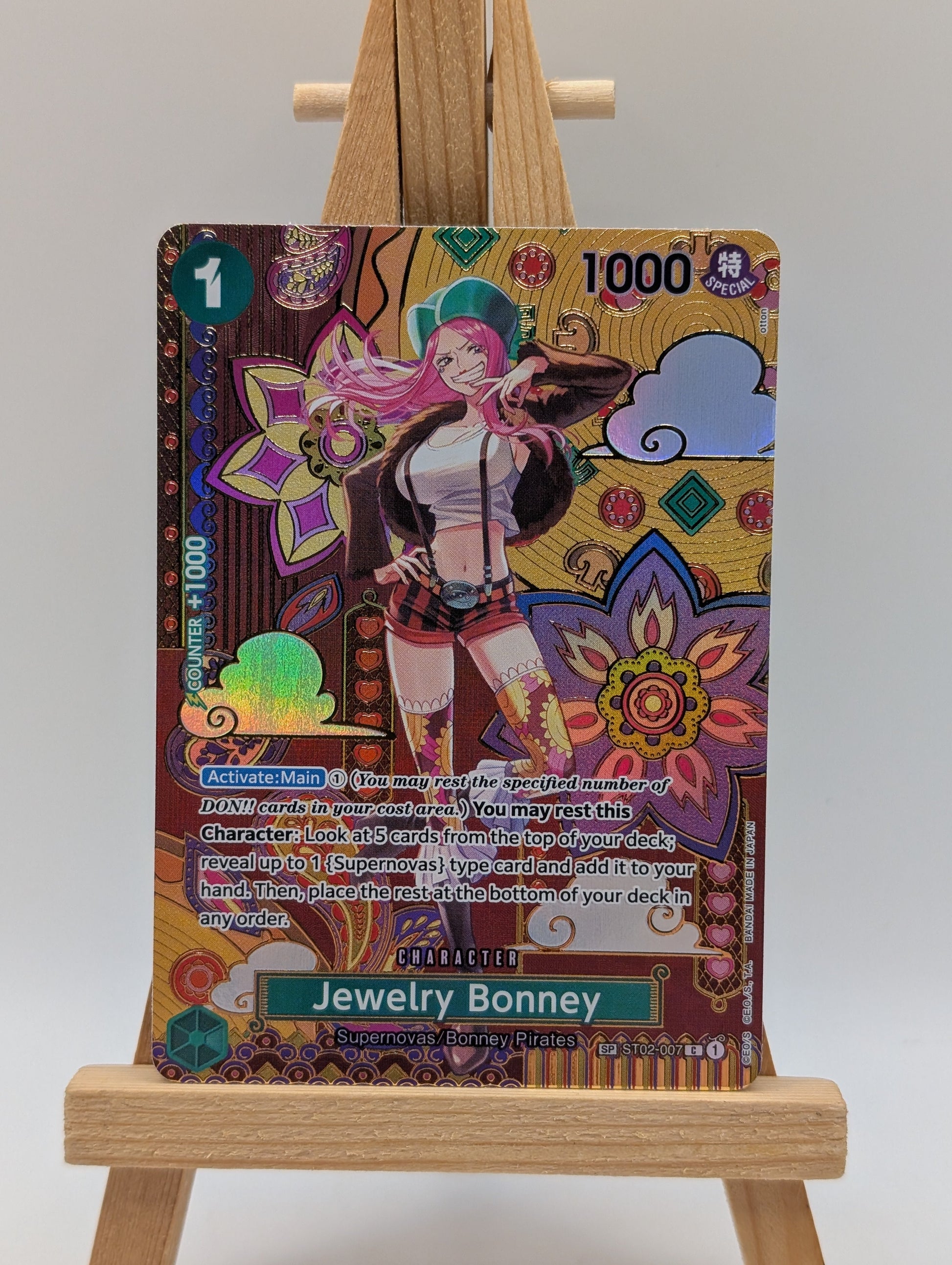 One Piece Card Game - Jewelry Bonney ST02-007 (SP) - Two Legends - English FRENLY BRICKS - Open 7 Days