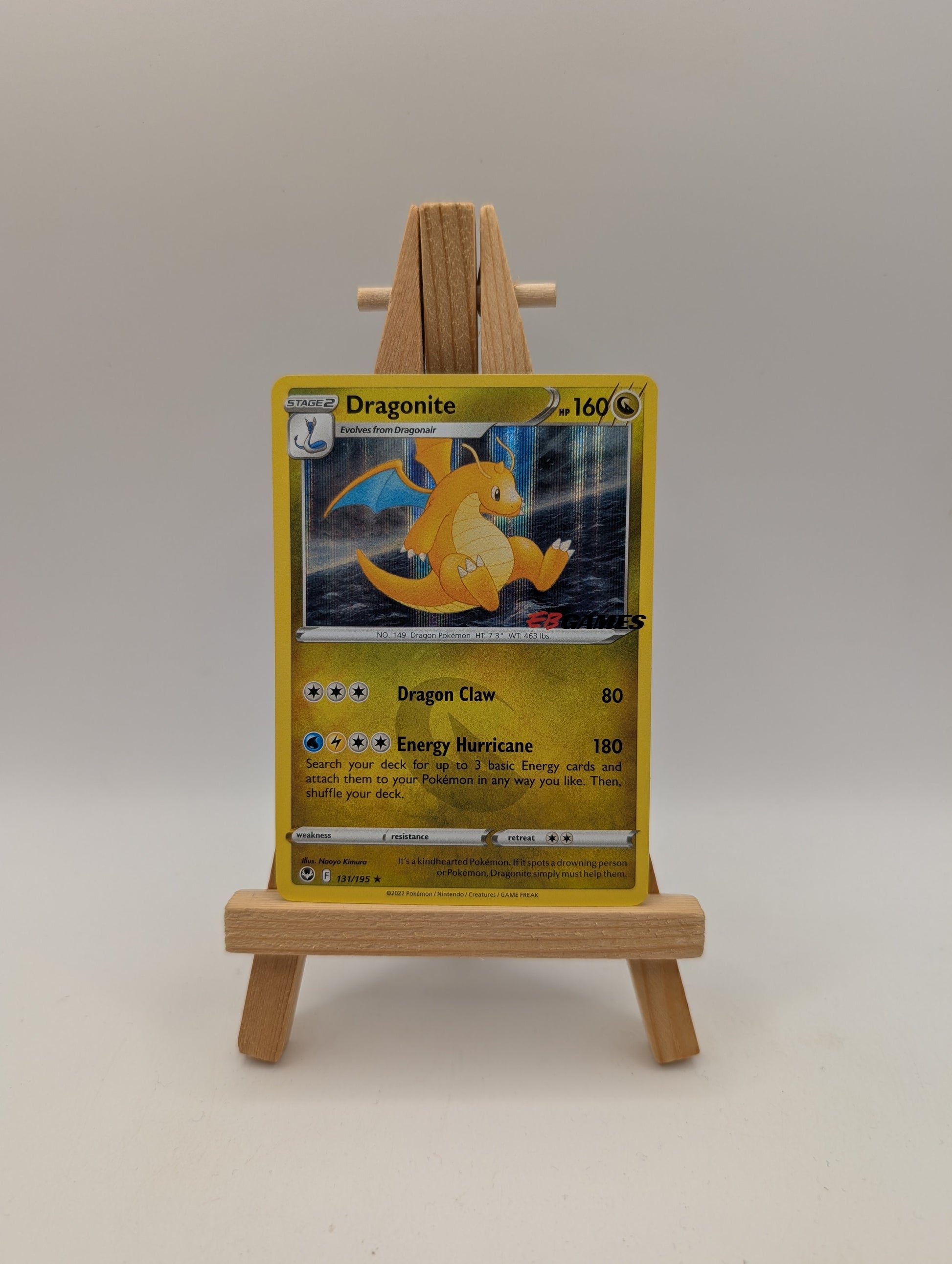 Dragonite - 131/195 - SEALED EB Games Stamped Promo - Silver Tempest - Pokemon FRENLY BRICKS - Open 7 Days