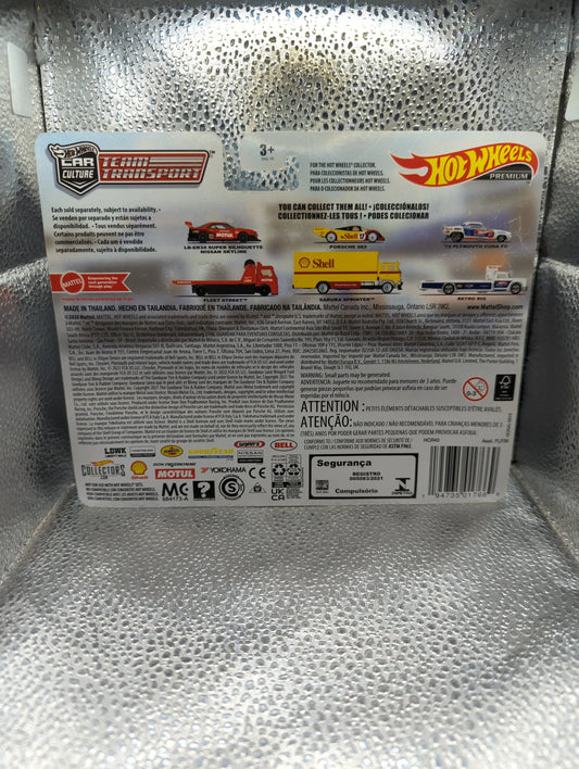 Hot Wheels 72 Plymouth Cuda Snake Funny Car Retro Rig #46 Team Transport White FRENLY BRICKS - Open 7 Days