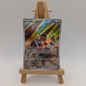 Pokémon TCG Mr. Mime Scarlet & Violet-151 179/165 Holo Illustration Rare FRENLY BRICKS - Open 7 Days