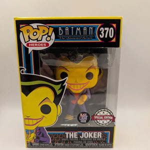 Funko Pop! Heroes - The Joker - Vinyl Figure #370 Black Light Glow FRENLY BRICKS - Open 7 Days