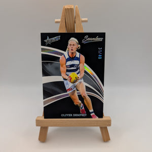 2025 Select AFL Seamless Black Oliver Dempsey /40 Geelong Cats FRENLY BRICKS - Open 7 Days