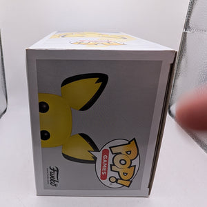 Pichu Pop 579 Flocked - Pokemon Funko Pop! Vinyl - 2020 Wonderous Conv FRENLY BRICKS - Open 7 Days