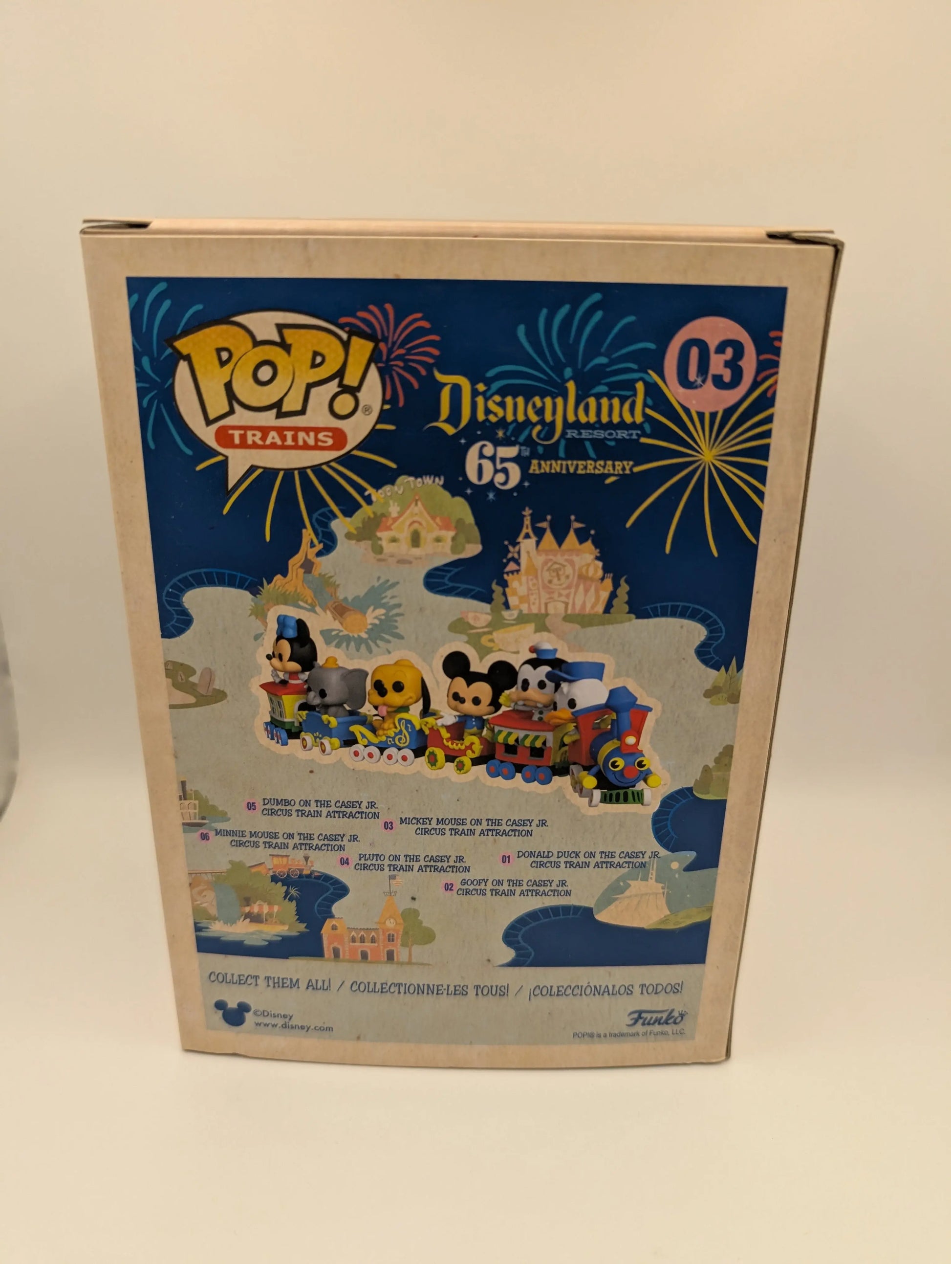 Funko Pop Vinyl Figure - Trains Disneyland 65th Anni - Mickey Mouse # 03 FRENLY BRICKS - Open 7 Days