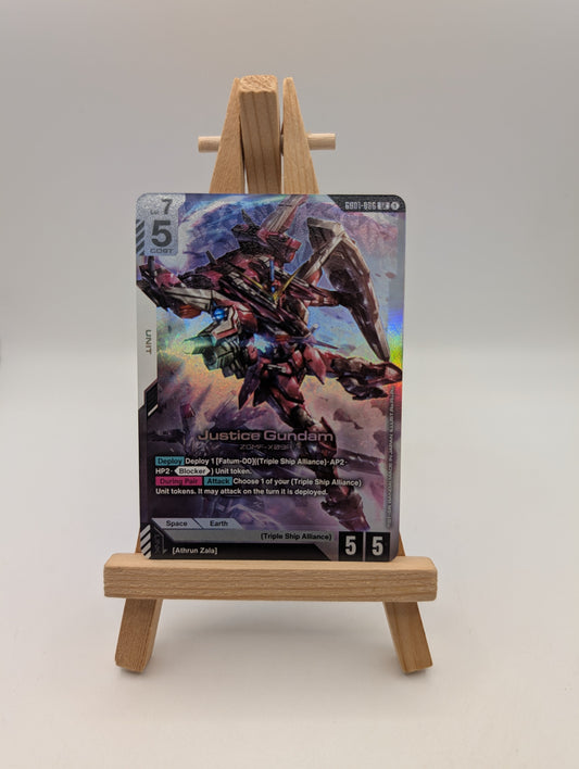 Gundam TCG - Justice Gundam GD01-066 LR Newtype Rising FRENLY BRICKS - Open 7 Days