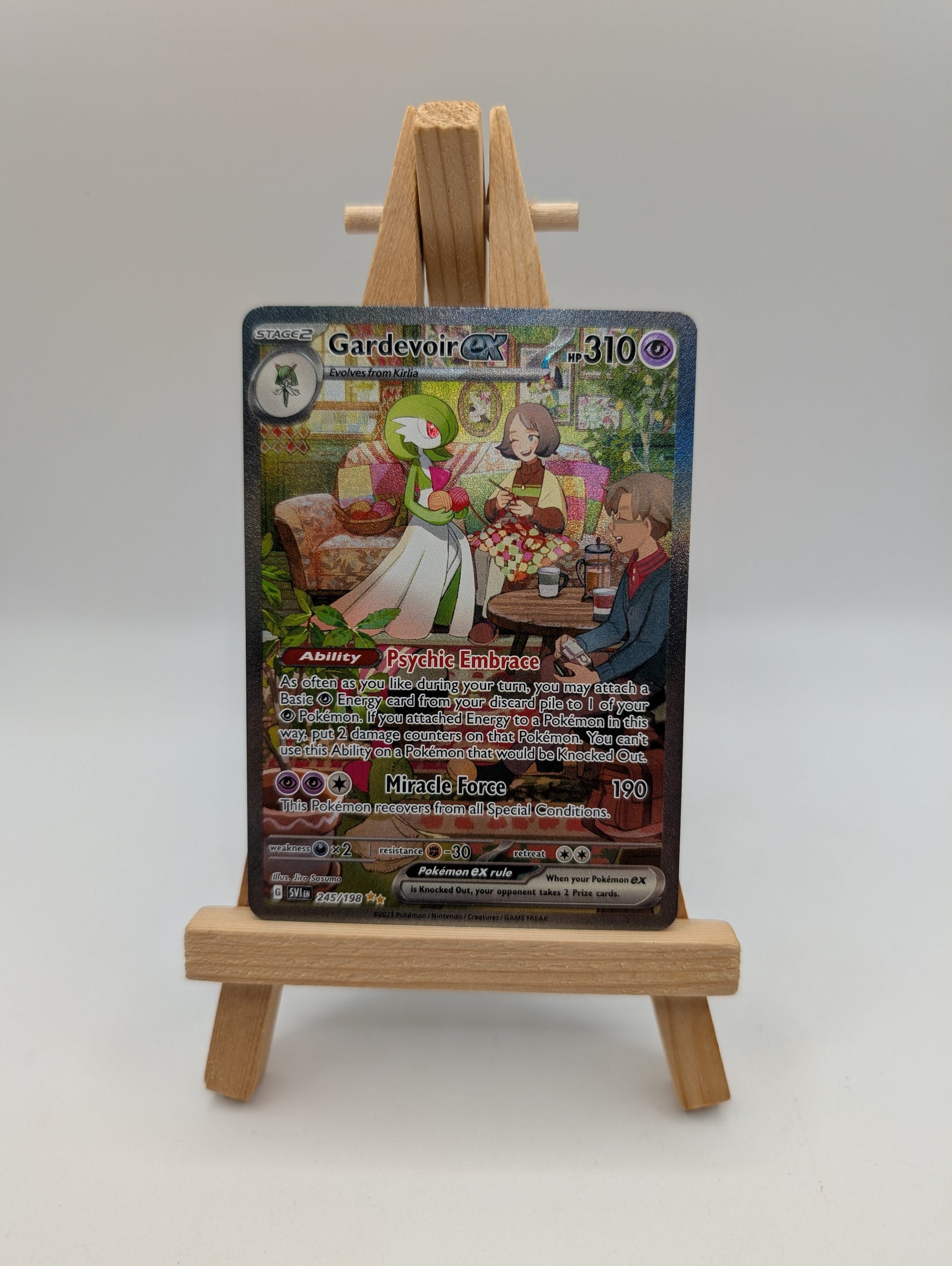 Gardevoir Ex - 245/198 - *SIR* - Pokemon Scarlet & Violet Base - Mint FRENLY BRICKS - Open 7 Days