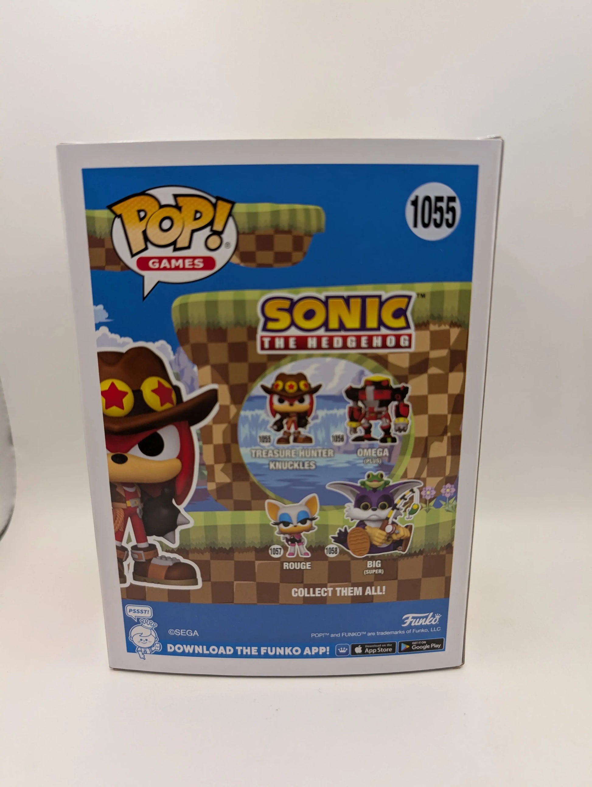 Sonic the Hedgehog - Treasure Hunter Knuckles Pop! Vinyl Figure #1055 FRENLY BRICKS - Open 7 Days