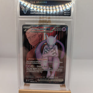 Pokemon Team Rocket’s Mewtwo ex 213/182 TCG 10 Destined Rivals Full Art FRENLY BRICKS - Open 7 Days