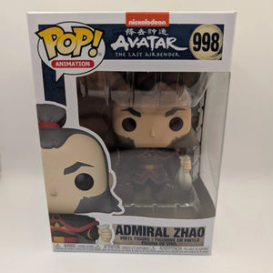 Funko Animation Nickelodeon Avatar ADMIRAL ZHAO #998 FRENLY BRICKS - Open 7 Days