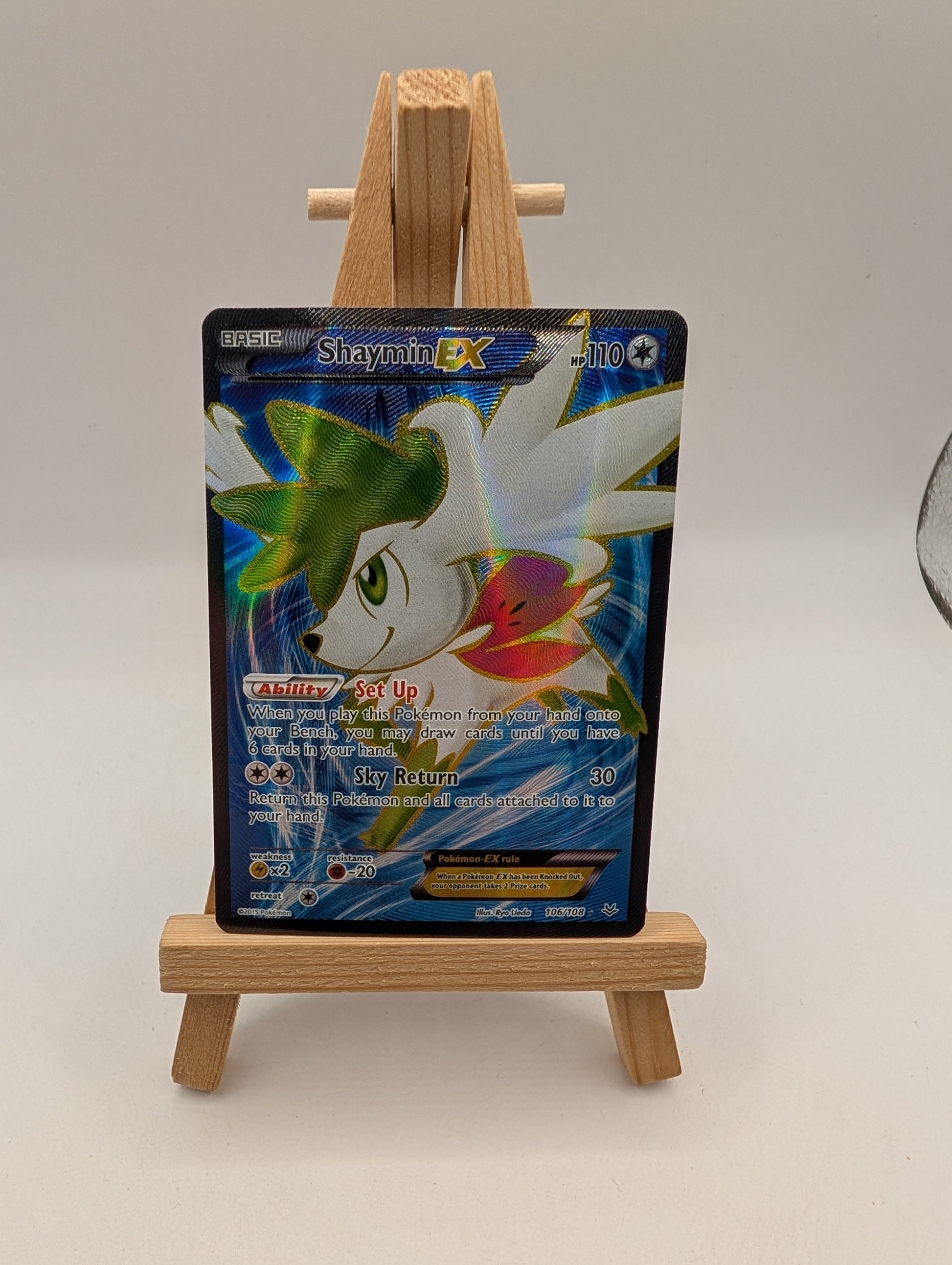 Pokemon - Shaymin-EX 106108 - XY Roaring Skies - Holo FRENLY BRICKS - Open 7 Days