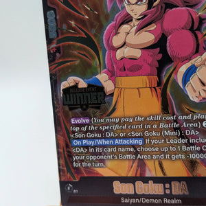 Son Goku : DA - FP-050 (Release Event Winner) - Fusion World Promotion Cards and Packs (DBSFW_PR) FRENLY BRICKS - Open 7 Days