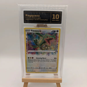 2020 POKEMON SWORD & SHIELD VIVID VOLTAGE #138 RAYQUAZA Graded 10 FRENLY BRICKS - Open 7 Days