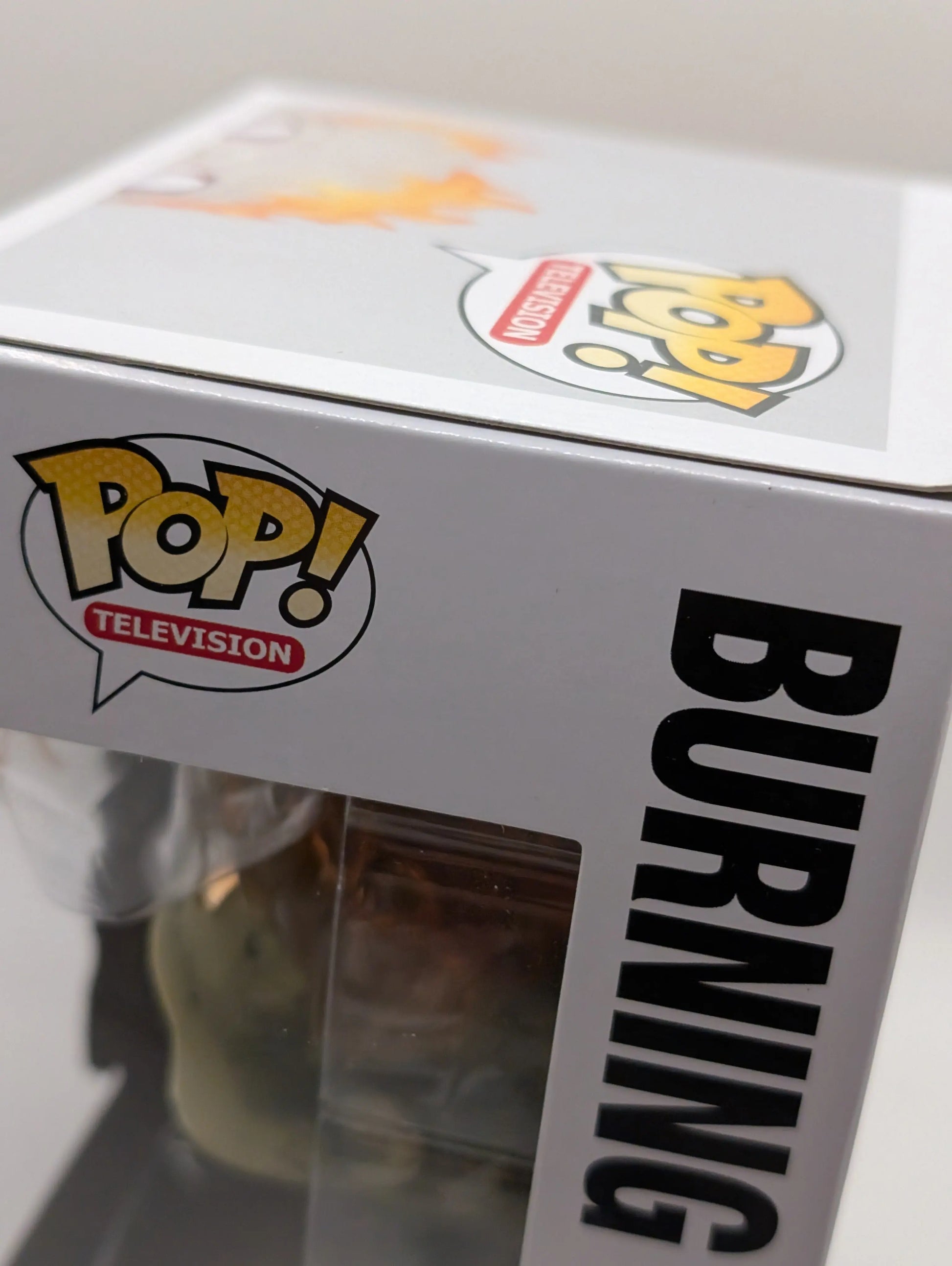 Funko Pop The Walking Dead - Burning Walker #354 Signed COA Greg Nicotero FRENLY BRICKS - Open 7 Days