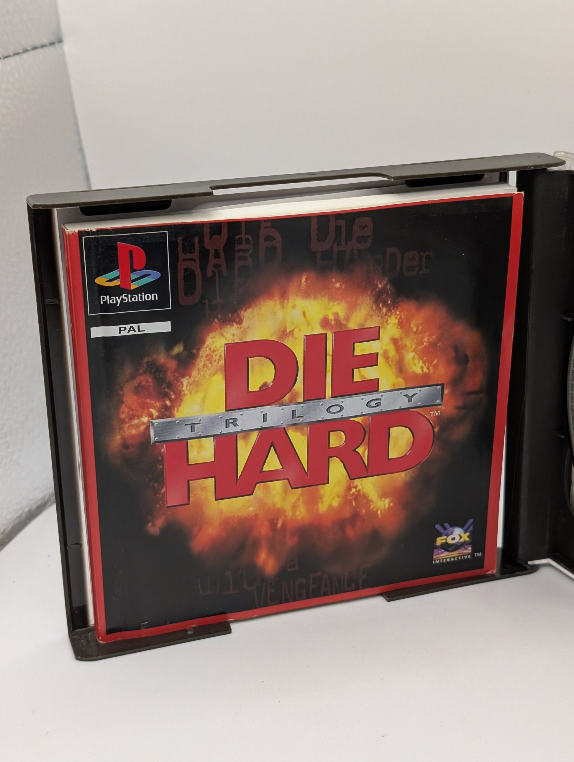 PS1 - Die Hard Trilogy Sony Playstation  One Game with Manual - PAL Tested FRENLY BRICKS - Open 7 Days
