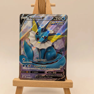 Pokémon TCG Vaporeon V Evolving Skies 172/203 Holo Ultra Rare FRENLY BRICKS - Open 7 Days