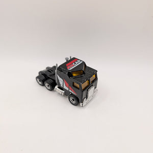Matchbox 1981 Kenworth Truck Hauler Air Car Black Diecast 1:90 Thailand Semi FRENLY BRICKS - Open 7 Days