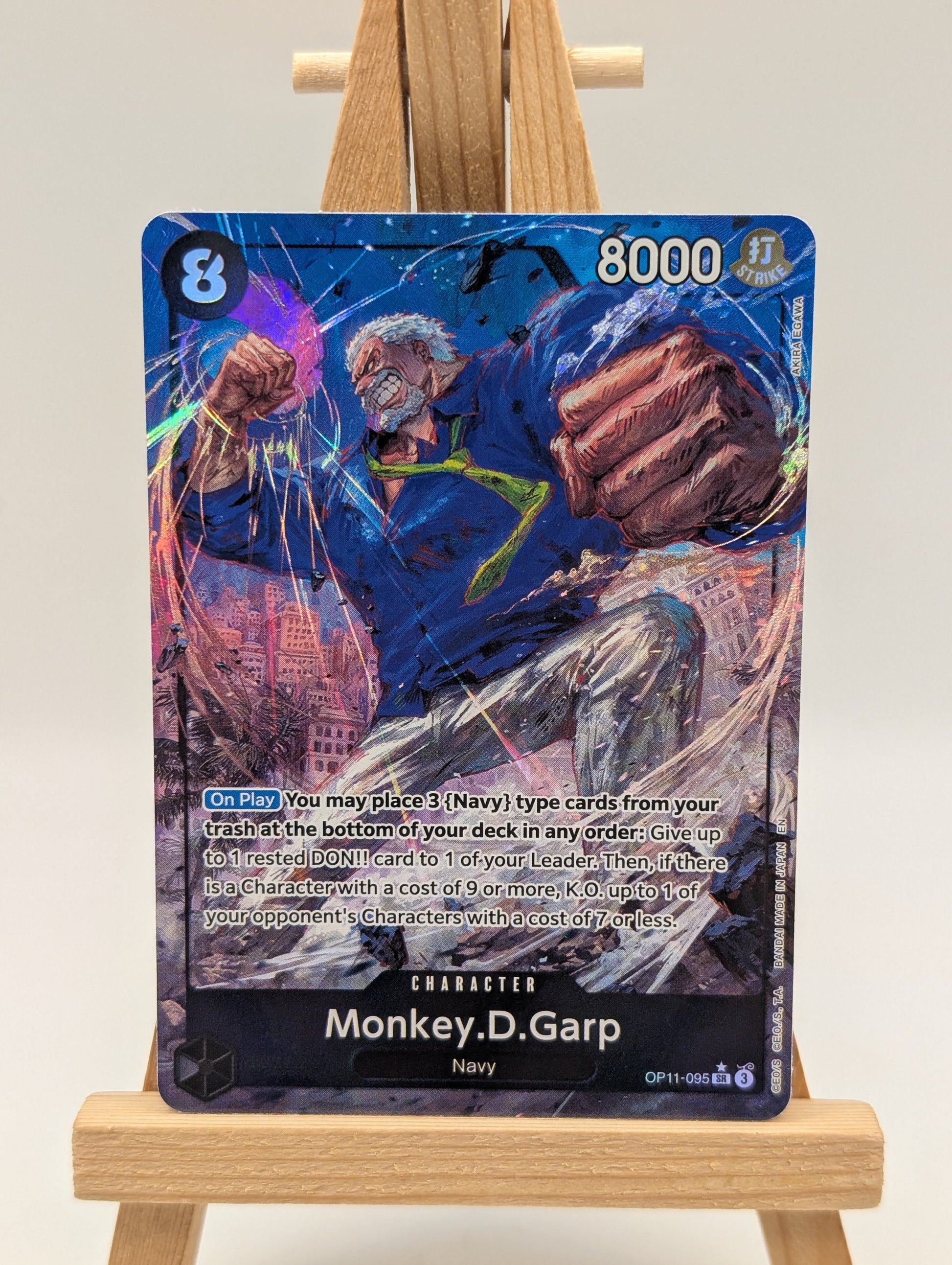Monkey.D.Garp OP11-095 SR Alt Art | One Piece TCG Card Game English FRENLY BRICKS - Open 7 Days