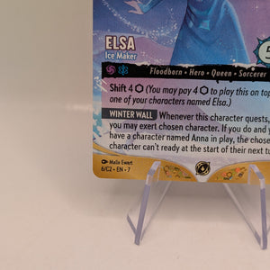 Disney Lorcana Elsa - Ice Maker non-foil Promo DLC Challenge 6/C2 EN 7 FRENLY BRICKS - Open 7 Days
