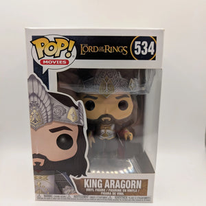 King Aragorn - Lord of the Rings POP! Vinyl - No. 534 Funko FRENLY BRICKS - Open 7 Days